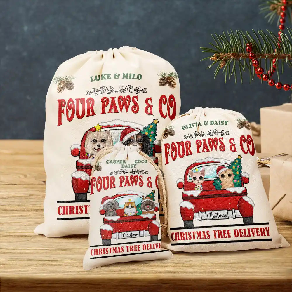 Pet Lovers - Christmas Tree Delivery Pet Lovers - Personalized Favor Bag