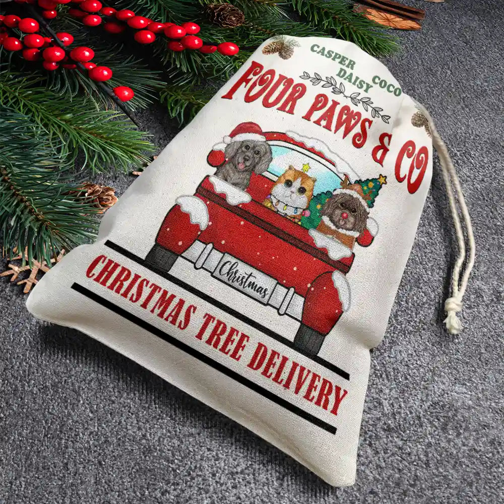 Pet Lovers - Christmas Tree Delivery Pet Lovers - Personalized Favor Bag