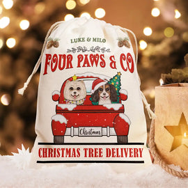 Pet Lovers - Christmas Tree Delivery Pet Lovers - Personalized Favor Bag