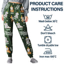 Cat Lovers - Meowy Catmas Funny Cartoon Cats - Personalized Pajama Pants