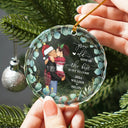 Wedding, Gift For Couples - Kissing Couple Newly Engaged The Best Is Yet To Come - Personalized Glass Ornament