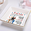 Gift For Bestie - You Are Irreplaceable Besties - Personalized Ring Dish