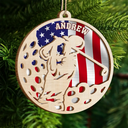 Golf - Cool Golfers - Personalized 2-Layered Wooden Ornament
