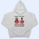 Annoying Each Other - Christmas Gift For Married Couples - Personalized Custom Sweatshirt