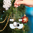 You Were My Favorite Hello And Hardest Goodbye - Christmas Memorial Gift - Personalized Custom Shaped Acrylic Ornament