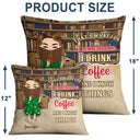 Reading Chibi Girl Just A Girl Who Loves Books - Personalized Custom Pillow