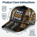 Bucking Dad Grandpa Hunting - Gift For Father, Grandfather - Personalized Classic Cap