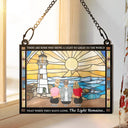 The Light Remains - Personalized Window Hanging Suncatcher Ornament