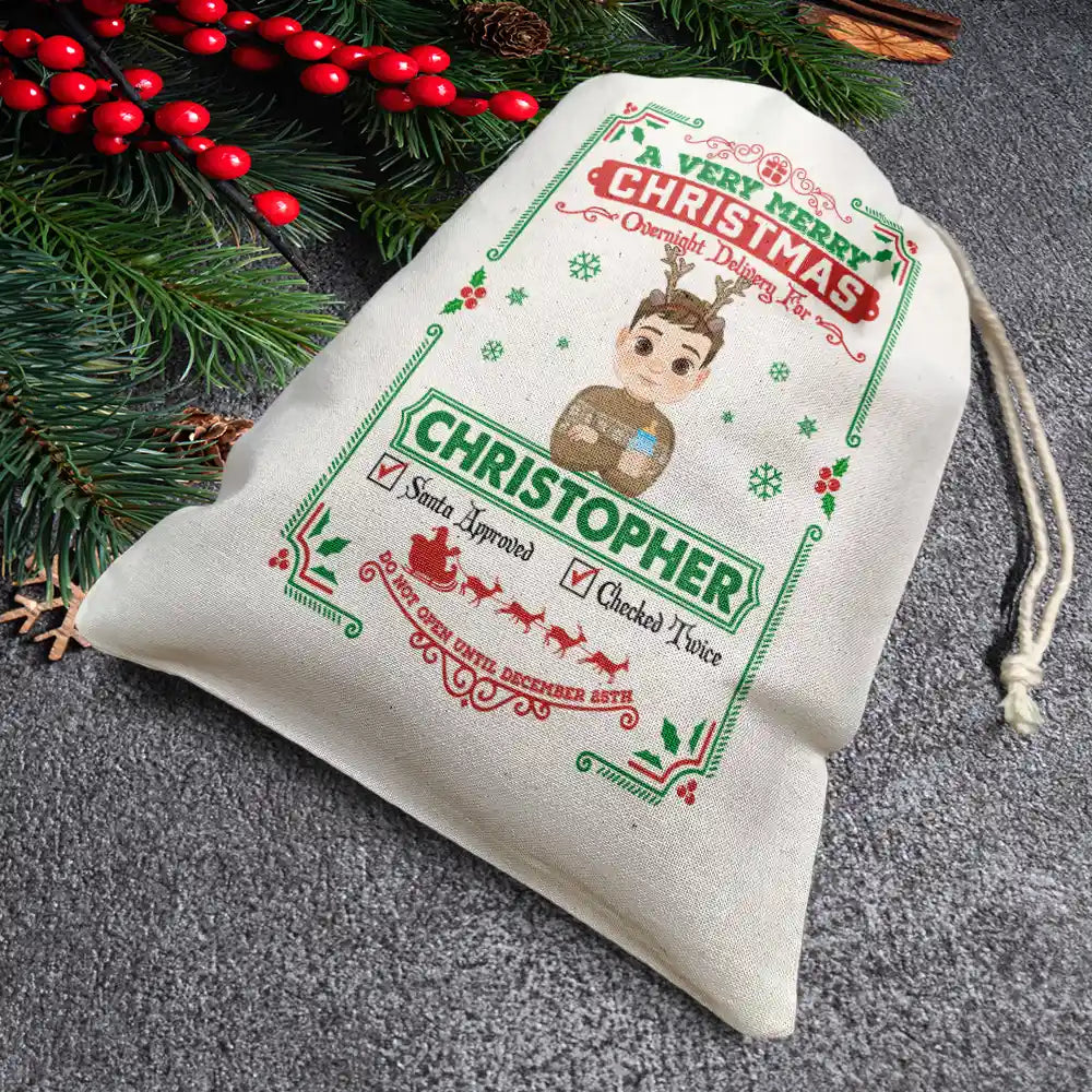 A Very Merry Christmas - Personalized Favor Bag