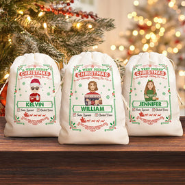 A Very Merry Christmas - Personalized Favor Bag