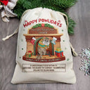 Christmas,Pet Lovers,Cat Lovers,Cat Mom,Cat Dad,Happy - Hanging Cat Meowy Catmas - Personalized Favor Bag