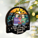 Gift For Bestie - Old Besties Limitless Laugh Countless Memories Endless Friendship - Personalized 2-Layered Mix Ornament