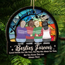 Gift For Bestie - Old Besties Limitless Laugh Countless Memories Endless Friendship - Personalized 2-Layered Mix Ornament