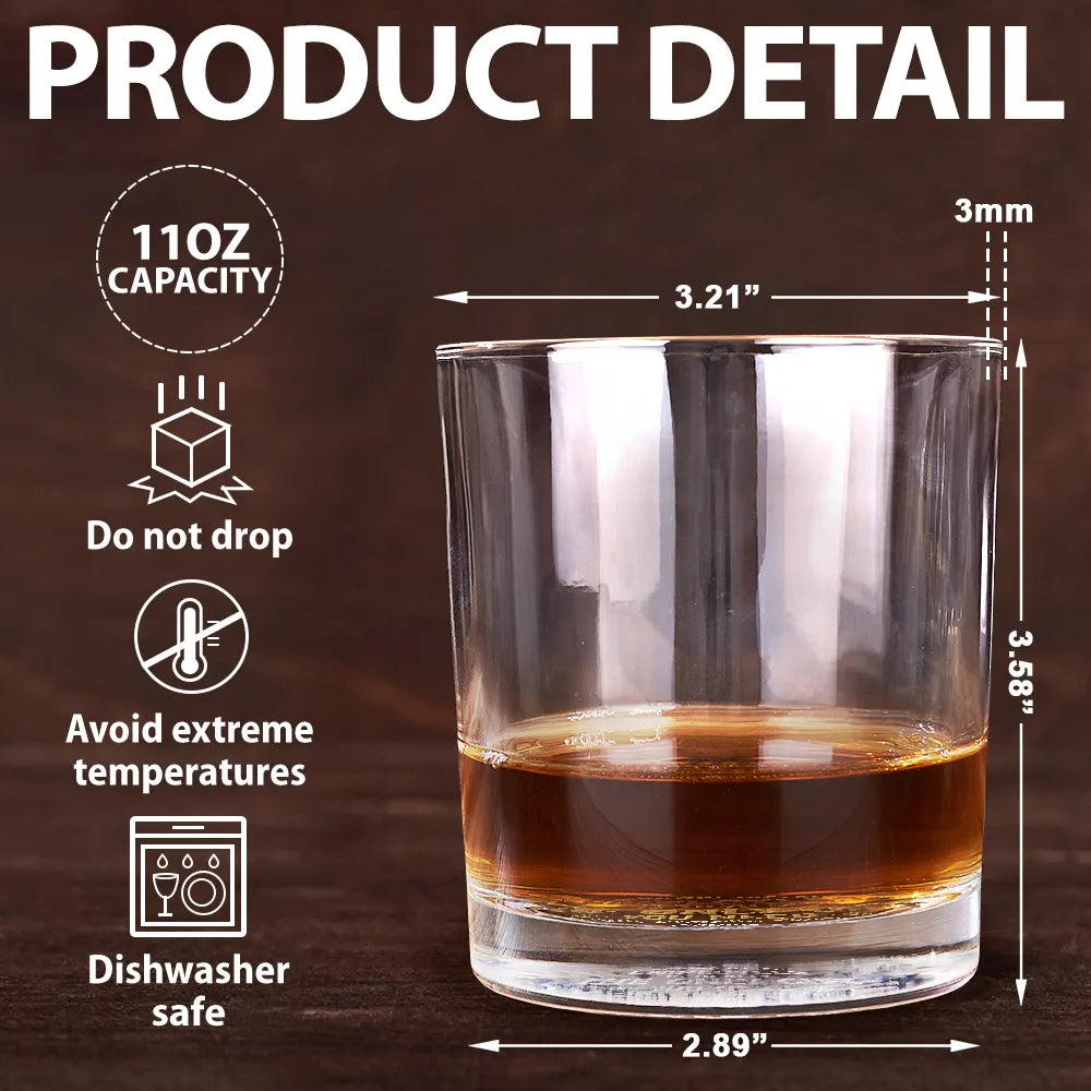 Gifts For Colleagues - Having Us Is The Only Gift You Need - Personalized Engraved Whiskey Glass
