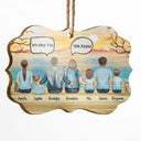 Still Talk About You Grandparents Grandkid Grandpa Grandma Skin - Memorial Gift - Personalized Custom Wooden Ornament, Aluminum Ornament