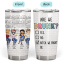 Here's To Another Year Of Bonding Over Alcohol White Best Friends - Bestie BFF Gift - Personalized Custom Tumbler