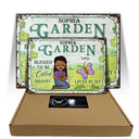 Loved By My Little Bugs Gardening Lady - Gift For Women - Personalized Custom Classic Metal Signs