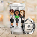 Work Made Us Colleagues Office Worker Best Friends - Bestie BFF Gift - Personalized Custom Tumbler