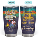 Camping Queen Classy Sassy & A Bit Smart Assy Mountain - Gift For Camping Lovers - Personalized Custom Tumbler