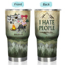 Never Dreamed I'd Grow Up To Be A Super Sexy Camping Lady - Gift For Campers - Personalized Custom 30 Oz Tumbler