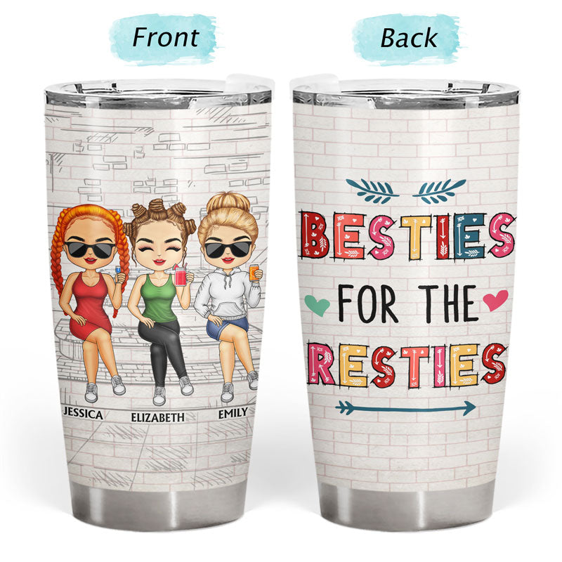 We're Not Sugar And Spice And Everything Nice We're Sage And Hood White Best Friends - Bestie BFF Gift - Personalized Custom Tumbler