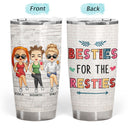 We're Not Sugar And Spice And Everything Nice We're Sage And Hood White Best Friends - Bestie BFF Gift - Personalized Custom Tumbler