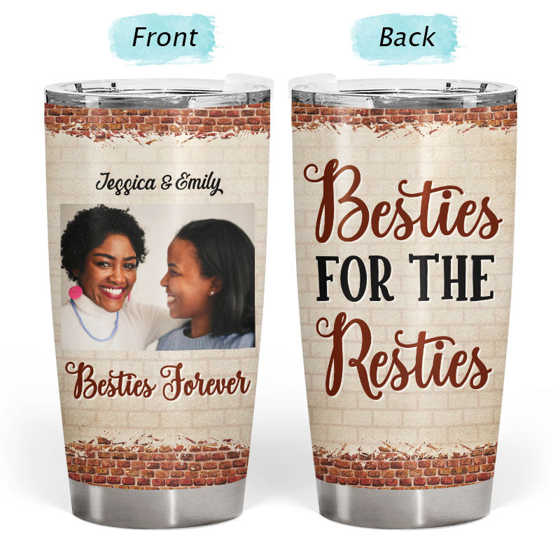 Custom Photo We're Not Sugar And Spice And Everything Nice We're Sage And Hood Best Friends - Bestie BFF Gift - Personalized Custom Tumbler