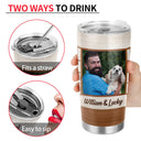 Custom Photo Thank You Best Dog Mom Ever, Best Cat Dad Ever - Gift For Pet Lovers - Personalized Custom Tumbler