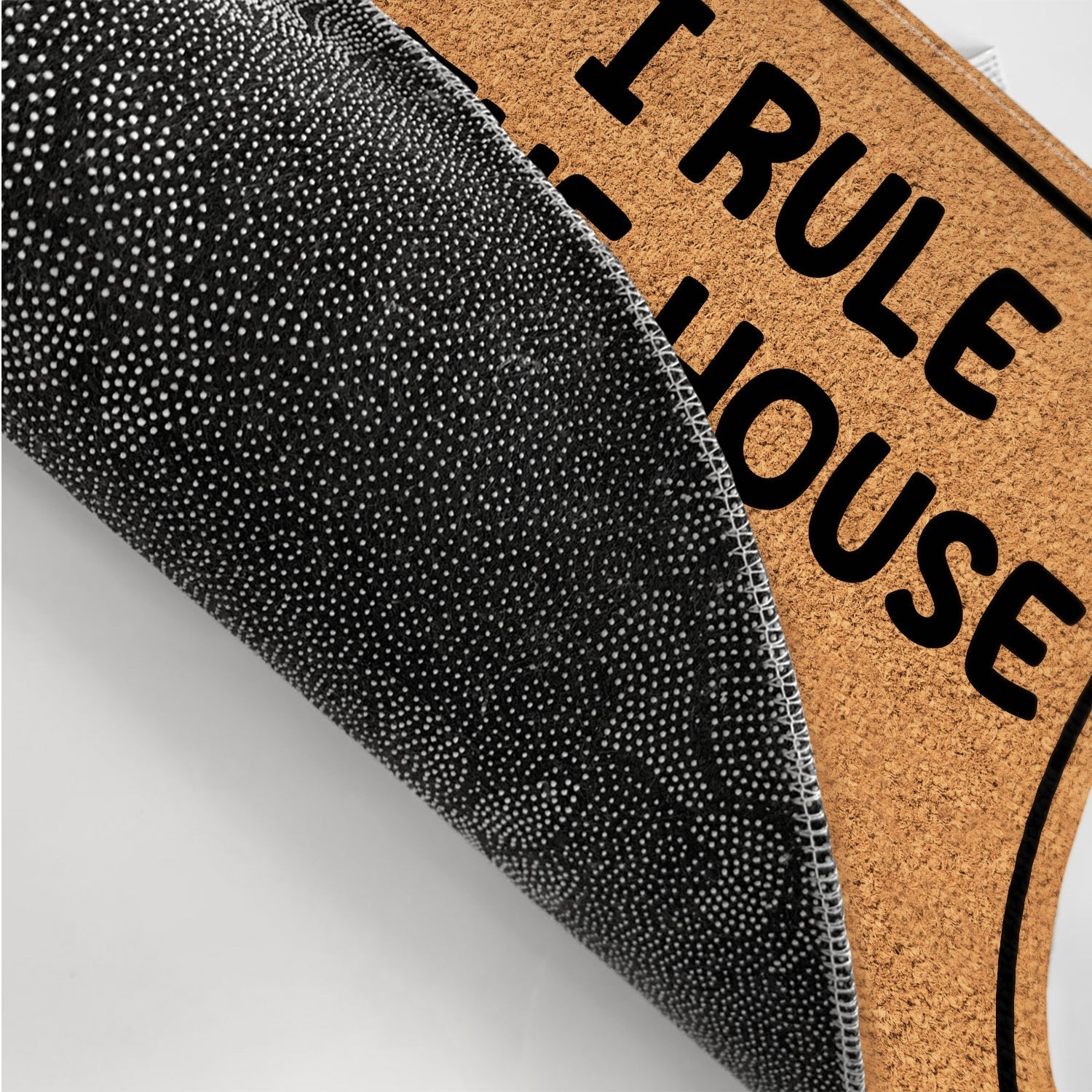 We Rule The House - Gift For Dog Lovers & Cat Lovers - Personalized Custom Doormat