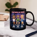 Partners In Crime Just Remember If We Get Caught Best Friends - Bestie BFF Gift - Personalized Custom Black Mug