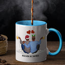 Of All The Weird Things - Anniversary, Loving Gift For Couples, Husband, Wife - Personalized Accent Mug