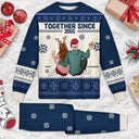 Together Since - Christmas Gift For Couples, Husband, Wife - Personalized Unisex Pajamas Set