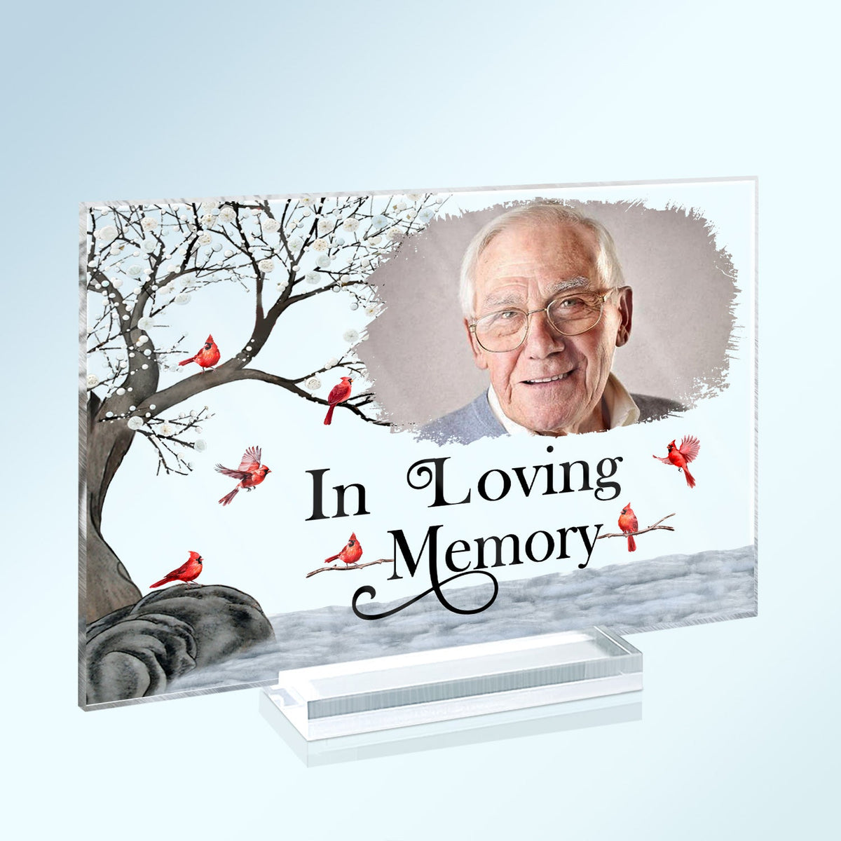 Custom Photo I'm Always With You - Memorial Gift For Family, Friends - Personalized Horizontal Rectangle Acrylic Plaque