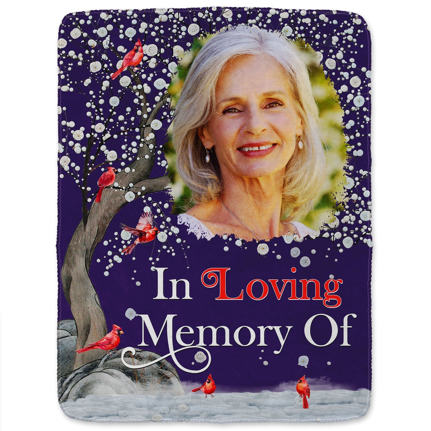 Custom Photo Our Love For You Will Never Cease - Memorial Gift For Family, Siblings, Friends - Personalized Fleece Blanket