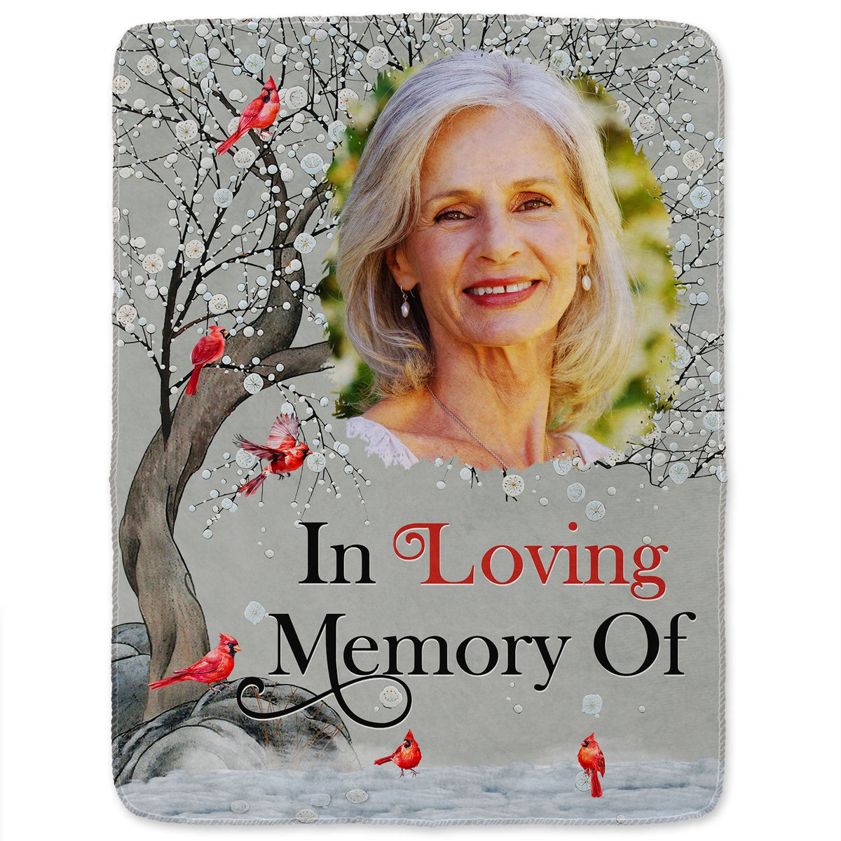 Custom Photo When You Miss Me - Loving, Memorial Gift For Family, Siblings, Friends - Personalized Fleece Blanket