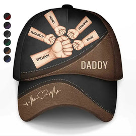 Fist Bump, Best Friends For Life Skin - Personalized Classic Cap