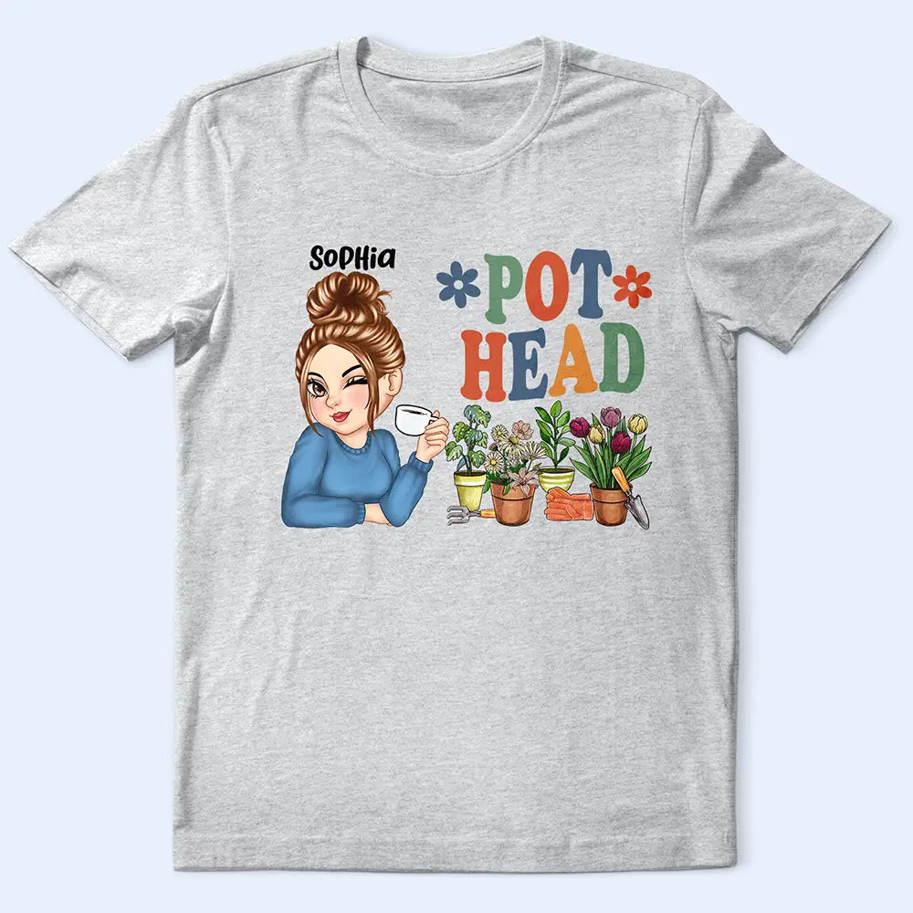 Pot Head Gardening - Personalized T Shirt