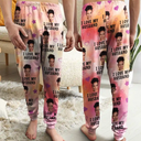 Custom Photo Funny I Love My Lover - Personalized Pajama Pants