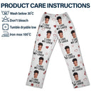 Custom Photo Funny I Love My Lover - Personalized Pajama Pants