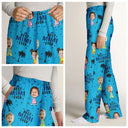 Custom Photo Best Dad Grandpa Ever - Personalized Pajama Pants