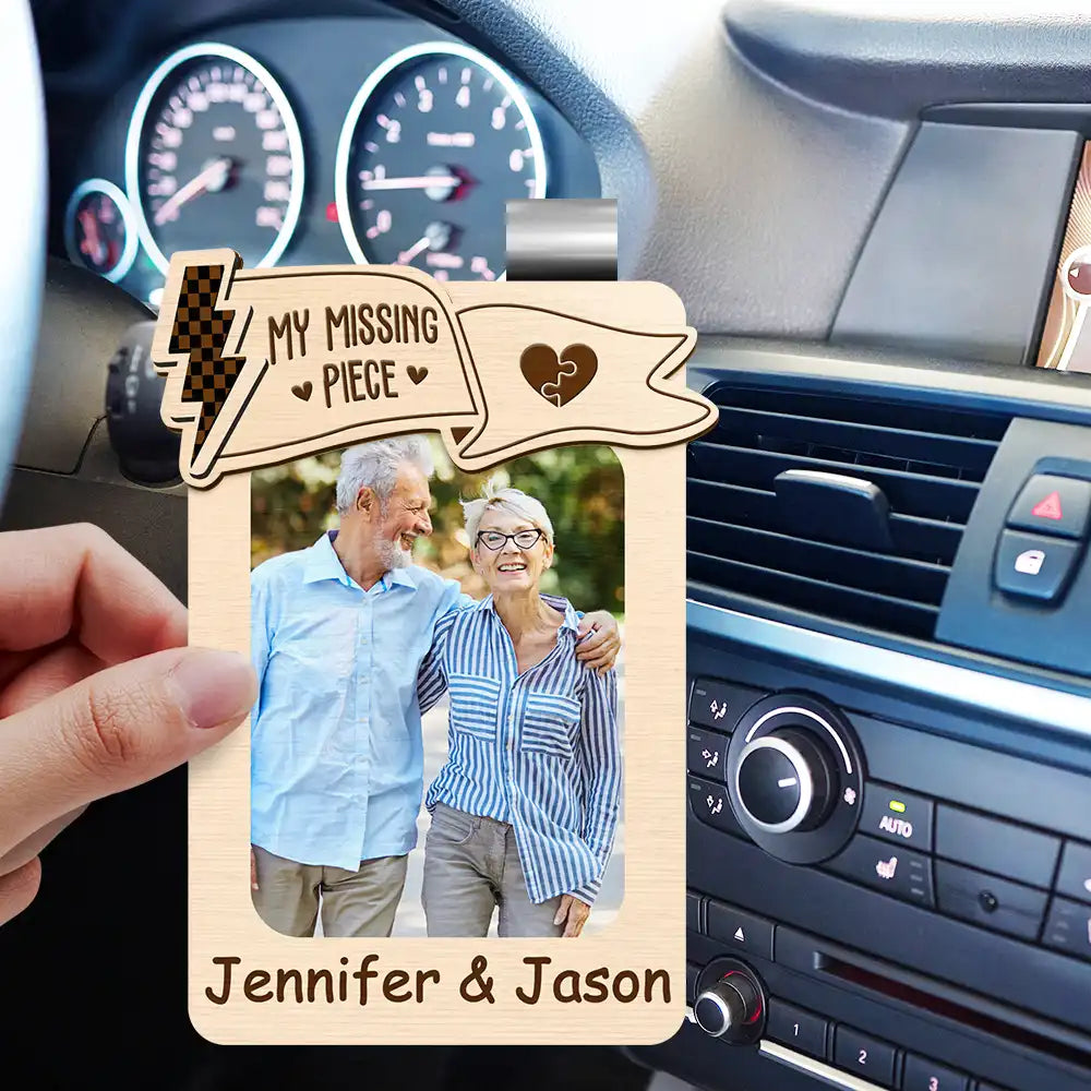 Custom Photo You & Me We Got This - Personalized Custom Shaped Car Visor Clip