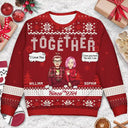 Gift For Couples - Christmas Couples Together Since - Personalized Unisex Ugly Sweater