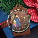 Nurse - Nurse Never Forget The Difference That You Make - Personalized Circle Glass Ornament