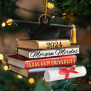 Graduation - School Graduation - Personalized Custom Shaped Acrylic Ornament