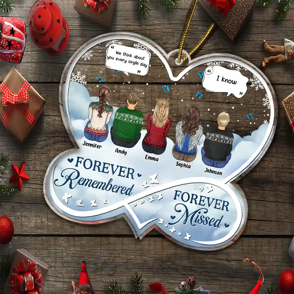 Memorial, Family - Memorial I'll Keep Making You Proud - Personalized Custom Shaped Acrylic Ornament