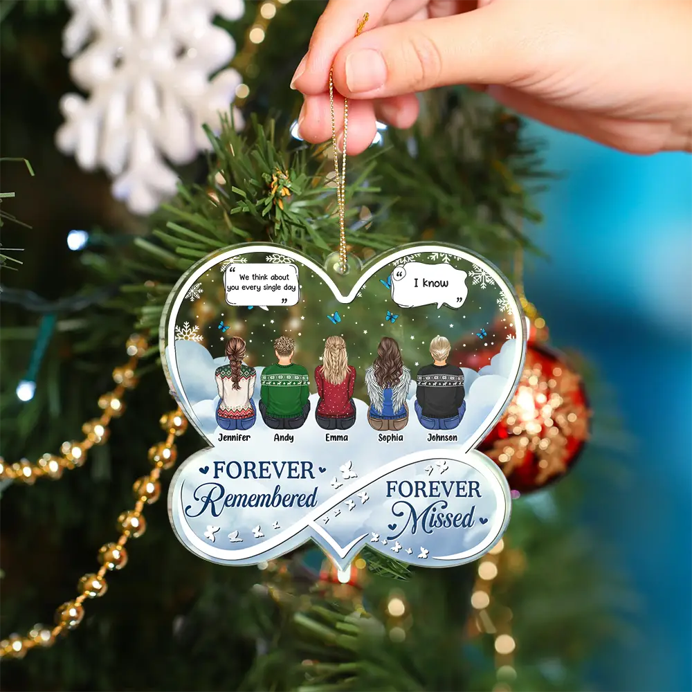 Memorial, Family - Memorial I'll Keep Making You Proud - Personalized Custom Shaped Acrylic Ornament