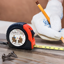 Gift For Couples, Gift For Husband, Gift For Boyfriend - Couple And So Together They Built A Life They Loved - Personalized Tape Measure