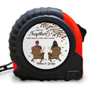 Gift For Couples, Gift For Husband, Gift For Boyfriend - Couple And So Together They Built A Life They Loved - Personalized Tape Measure