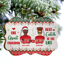 Best Catch - Fishing Couple Gift - Personalized Custom Wooden Ornament