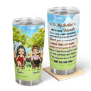 Which One Of Us Is The Bad Influencer - Gift For Besties - Personalized Custom Tumbler